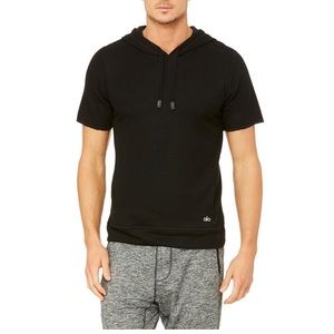 Crow short sleeve hoodie